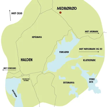 Feriehus Medborod - A Unique Halden